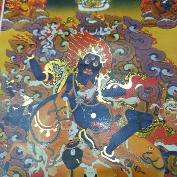 Tranh Thangka Cát Tường Thiên Nữ_35x20cm